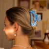 Modern Style Haarklammer Sea Blue