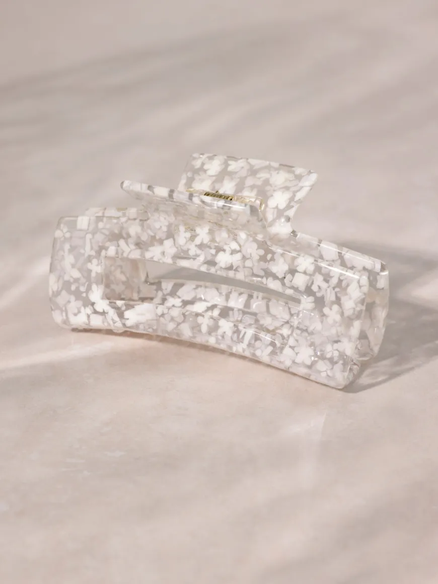 Modern Style Haarklammer White Floral