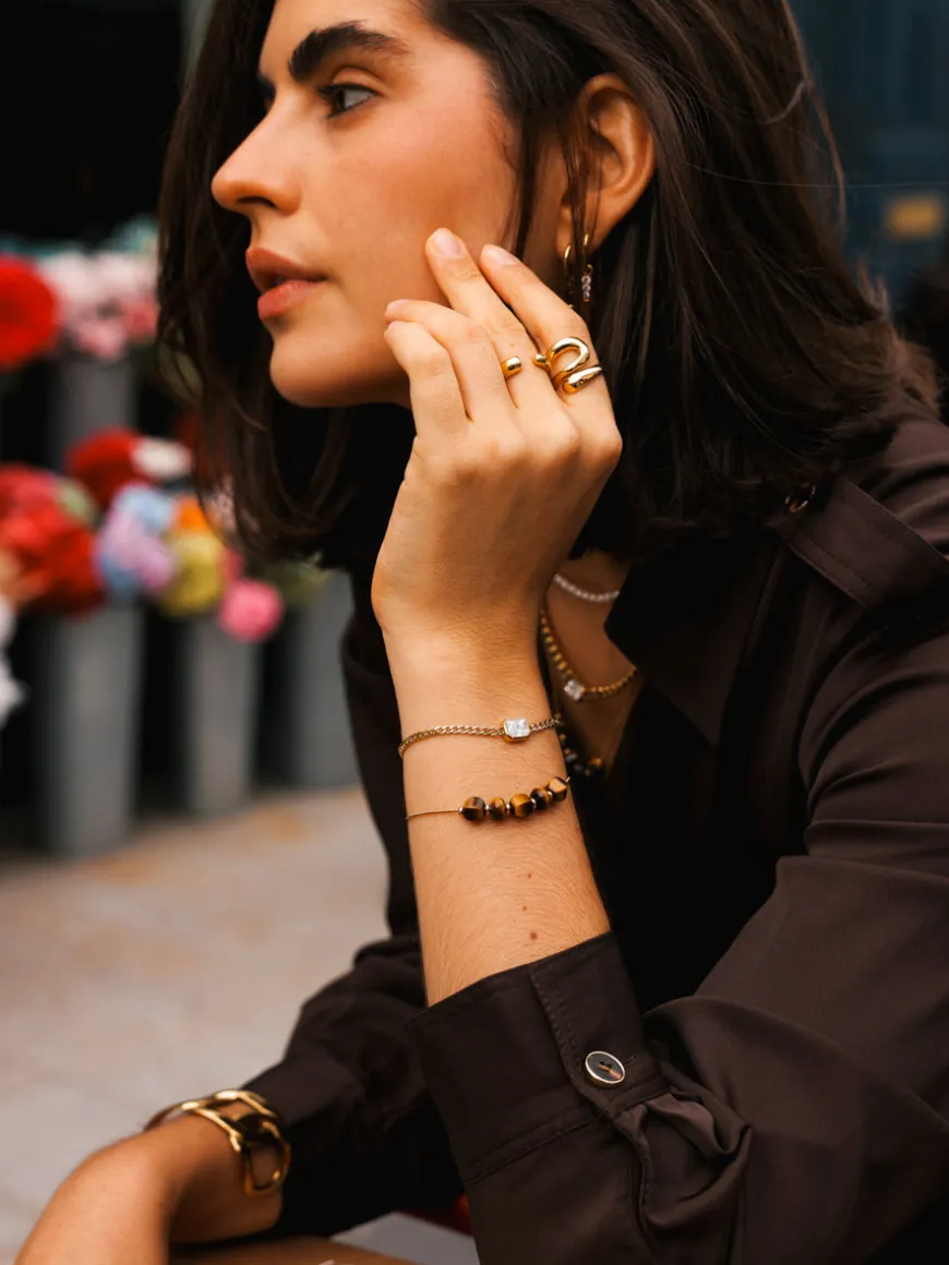 Modern Tiger's Eye ARMBAND