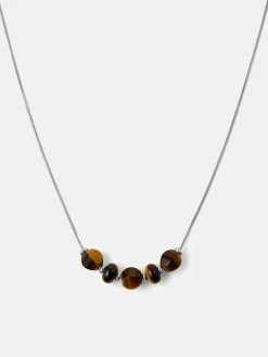 Modern Tiger's Eye Kette