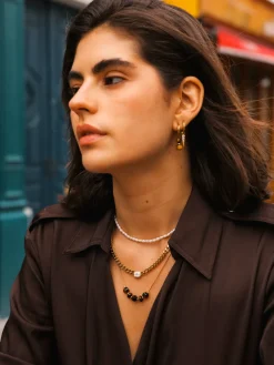 Modern Tiger's Eye Kette