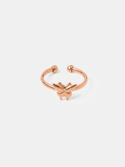 Moonlit Butterfly Ring