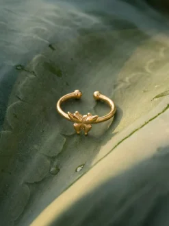 Moonlit Butterfly Ring