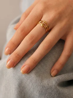 Moonlit Star Ring