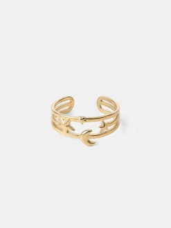 Moonlit Star Ring