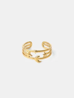 Moonlit Star Ring