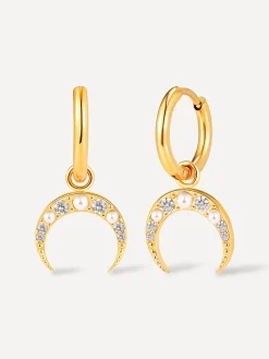 Moon Phase Crescent Ohrringe