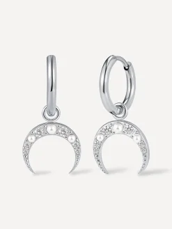 Moon Phase Crescent Ohrringe