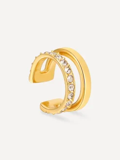 Moon Phase Duo Brilliant Earcuff