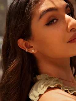 Moon Phase Duo Brilliant Earcuff