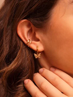 Moon Phase Duo Brilliant Earcuff