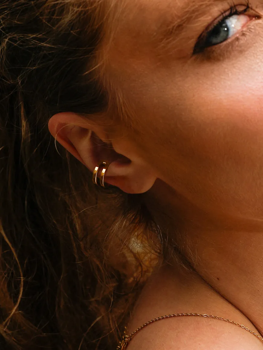 Moon Phase Duo Plain Earcuff