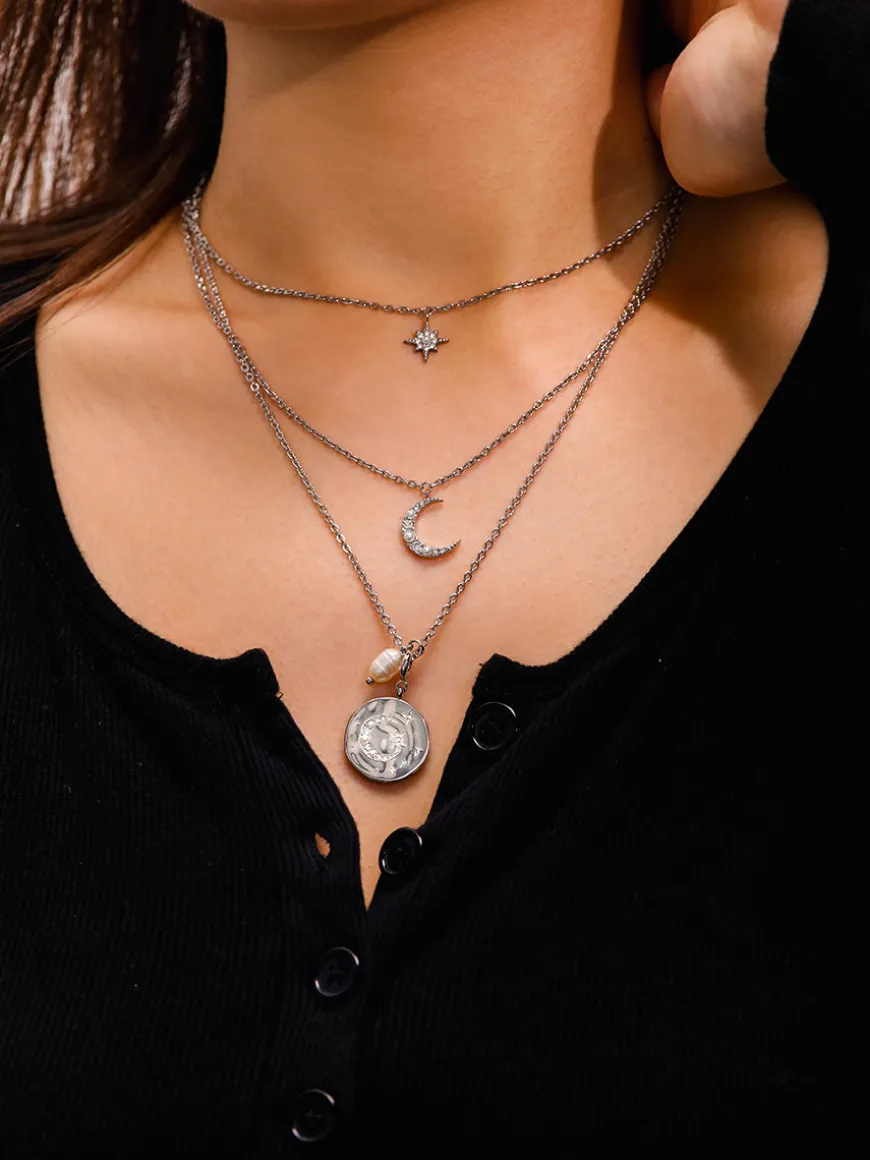 Moon Phase Gleaming Ketten-Charm