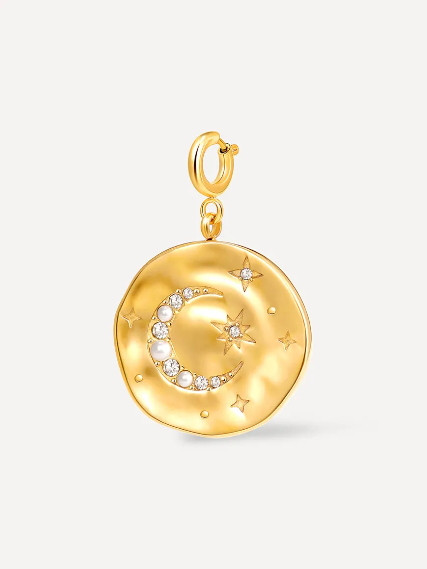 Moon Phase Gleaming Ketten-Charm