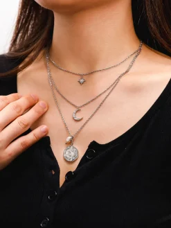 Moon Phase Gleaming Ketten-Charm