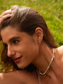 Moon Phase Trio Brilliant Earcuff