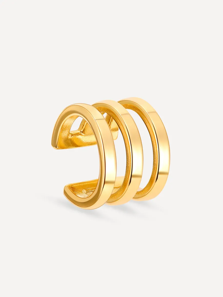 Moon Phase Trio Plain Earcuff
