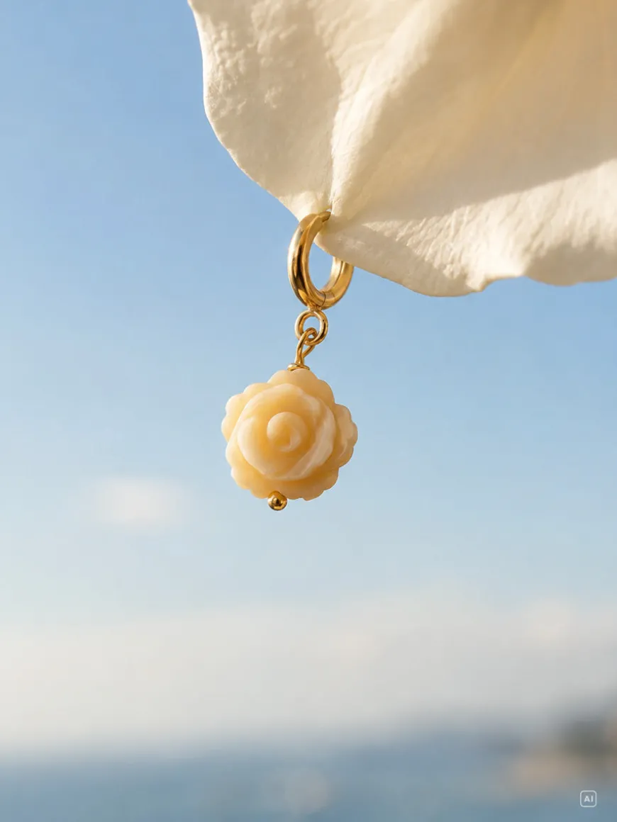 Moon Rose Ketten-Charm
