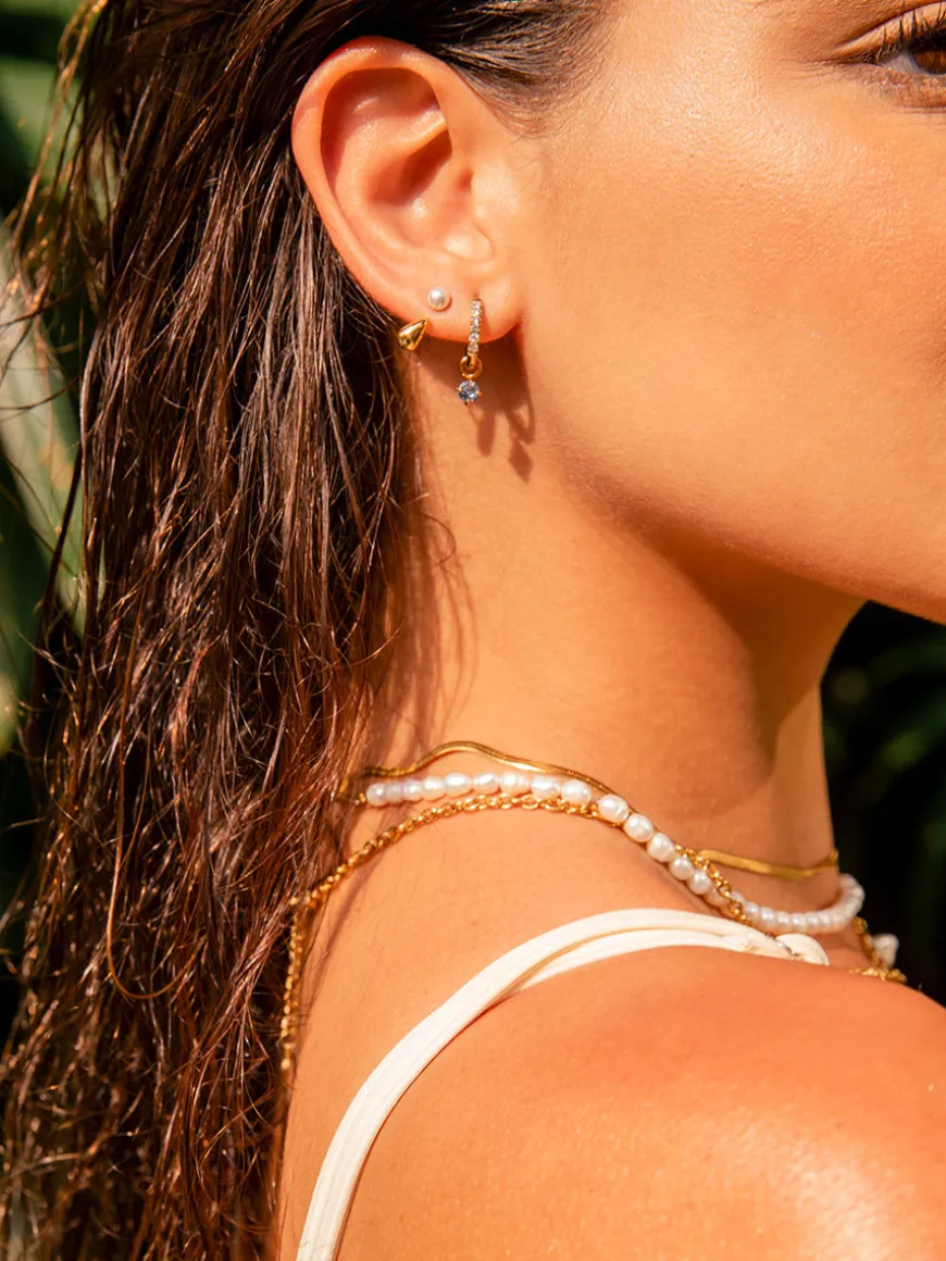 Ocean Drop Pearl Ohrringe