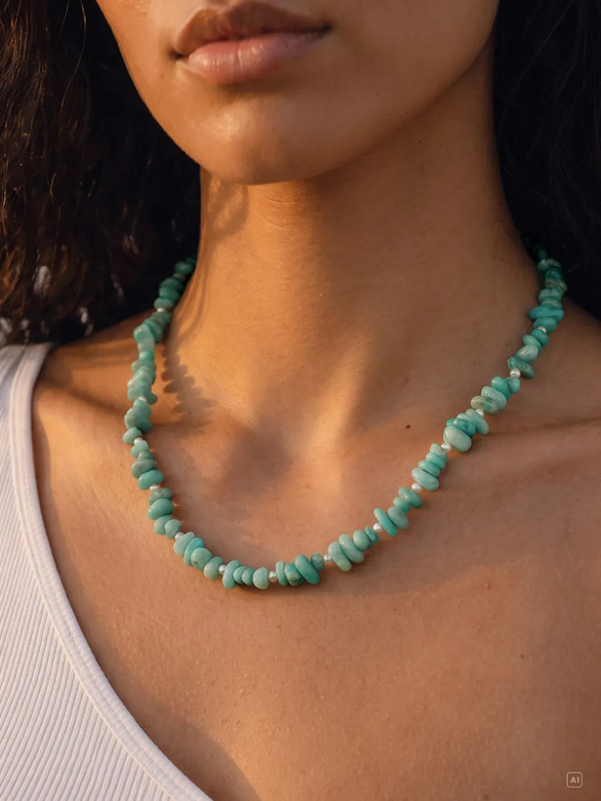 Ocean Pebble Kette