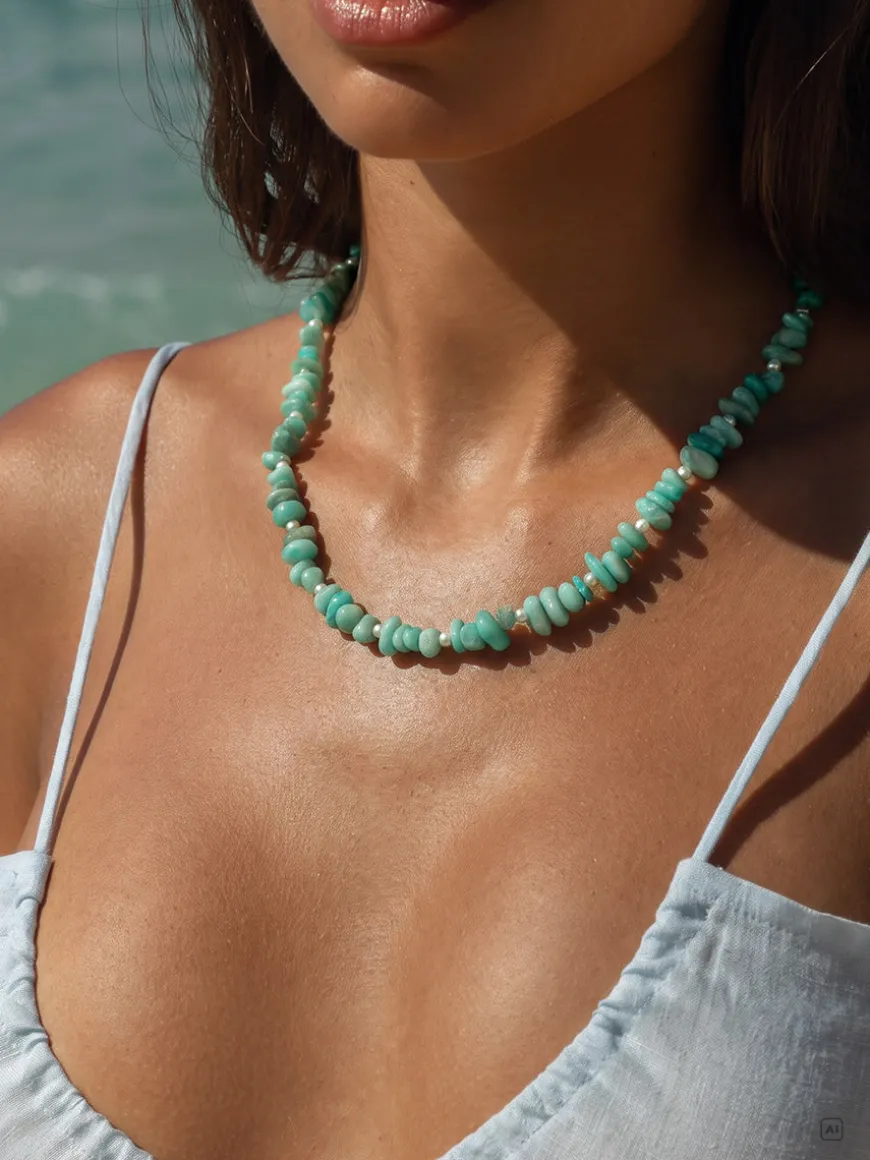 Ocean Pebble Kette