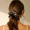 Olive Charm Scrunchie