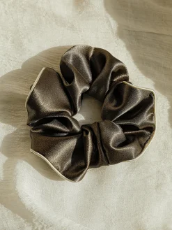 Olive Charm Scrunchie