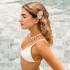 Orchid Glow Cream White Hairpin
