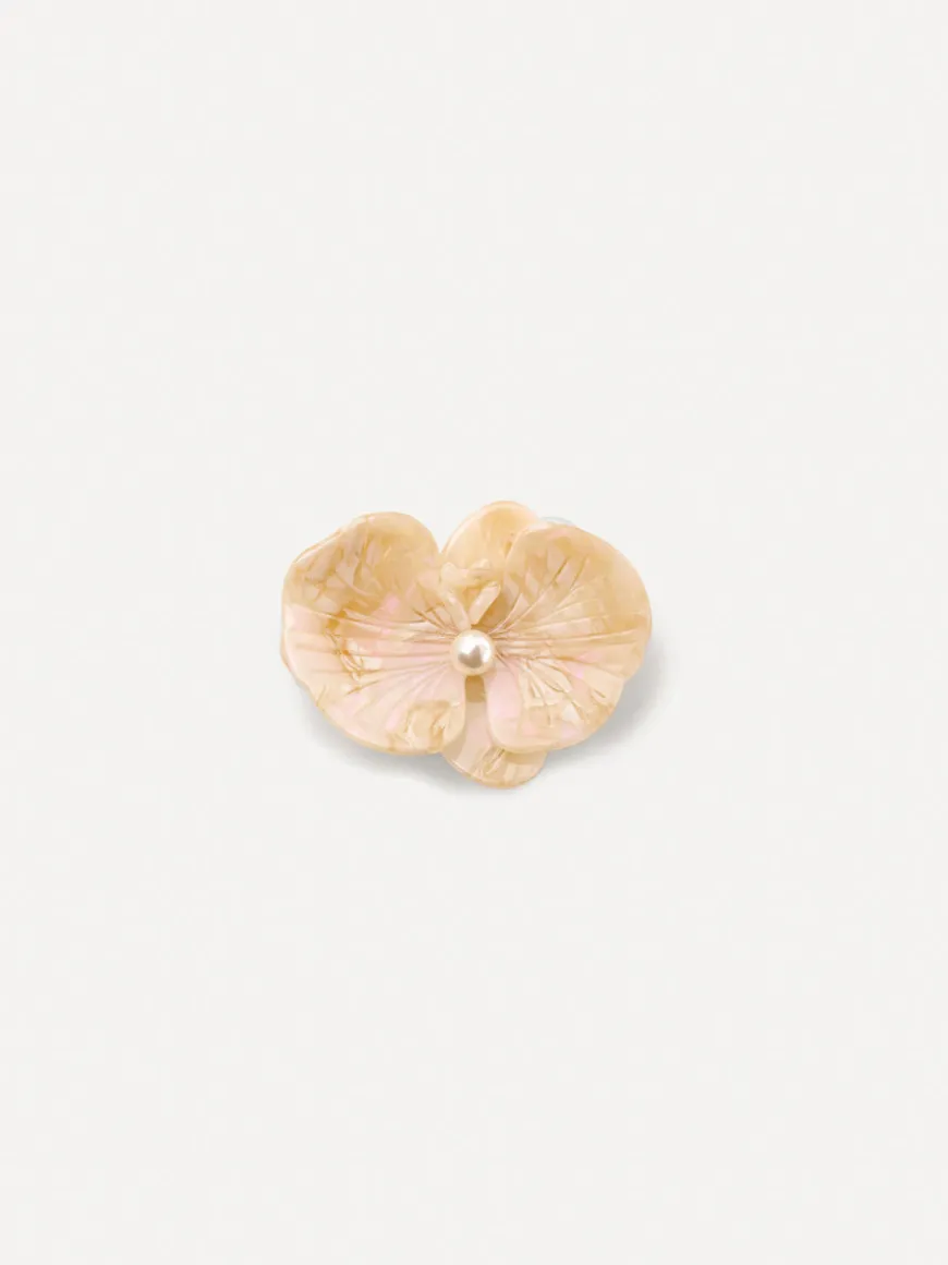 Orchid Glow Cream White Hairpin