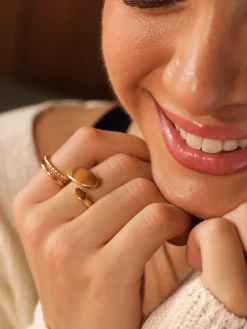 Oval Curve Ring