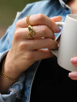 Oval Curve Ring