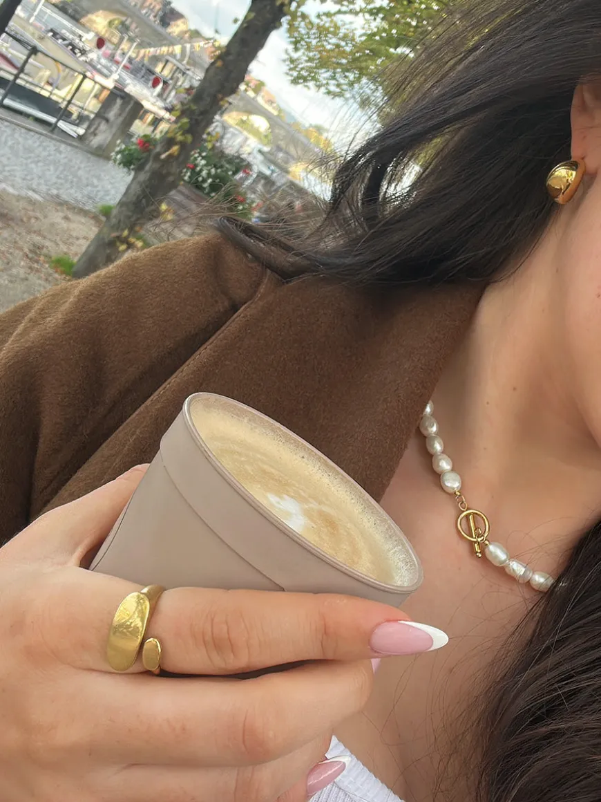 Oval Curve Ring