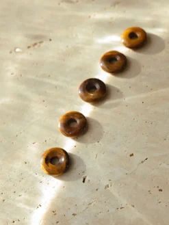 (Passend zu Ohrringen ≥ 17 mm) Dreamy Donut Coffee Color Ohrring-Charm