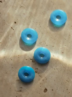 (Passend zu Ohrringen ≥ 17 mm) Dreamy Donut Blue Ohrring-Charm