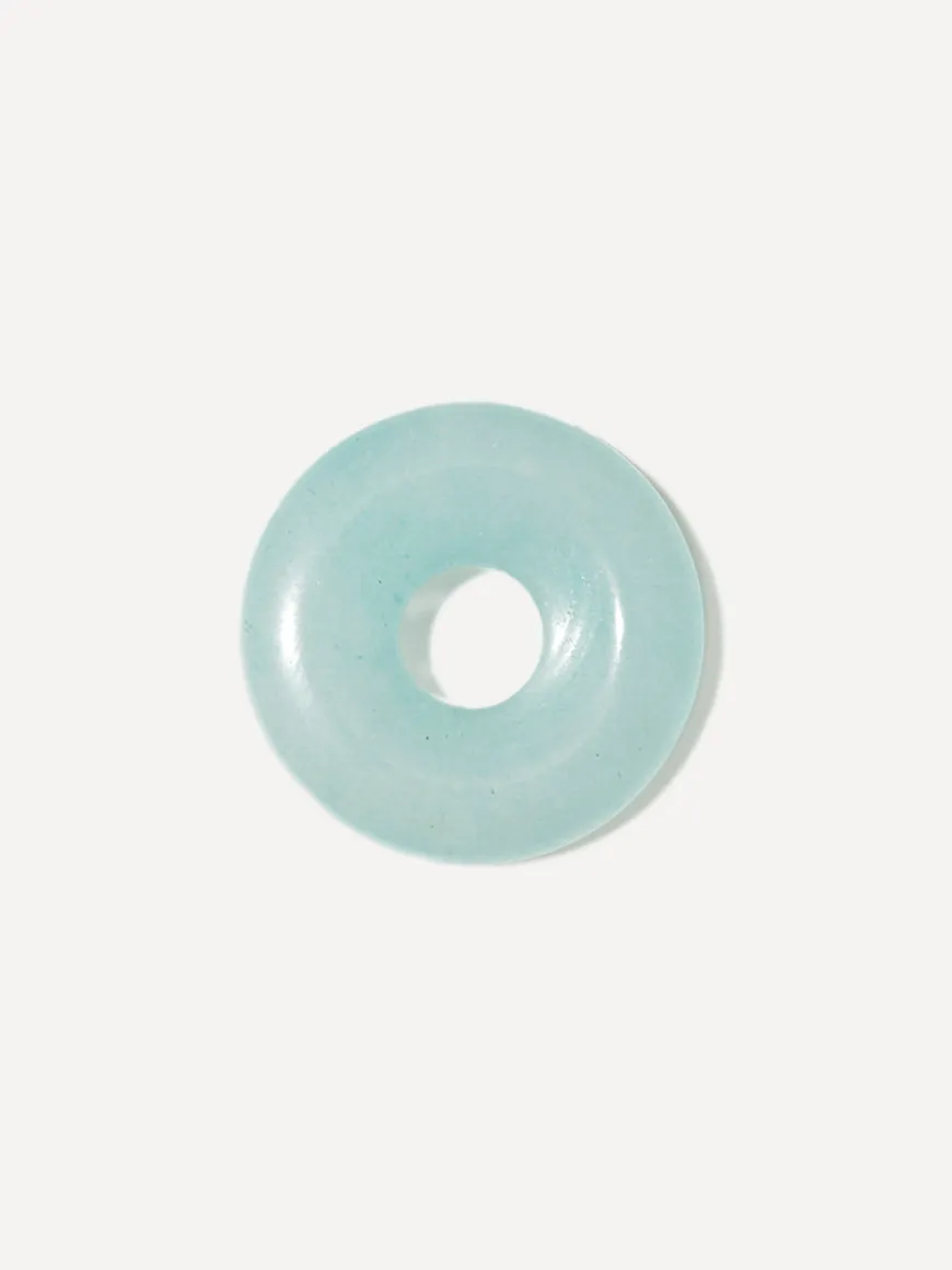(Passend zu Ohrringen ≥ 17 mm) Dreamy Donut Light Blue Ohrring-Charm