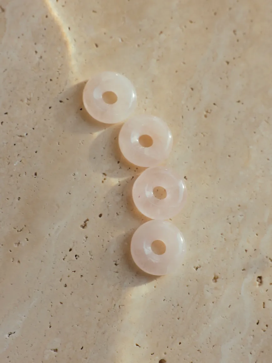 (Passend zu Ohrringen ≥ 17 mm) Dreamy Donut Pink Ohrring-Charm