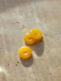 (Passend zu Ohrringen ≥ 17 mm) Dreamy Donut Yellow Ohrring-Charm