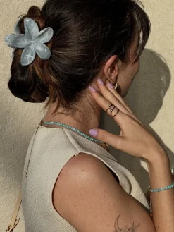 Pastel Petal Blue Haarklammer