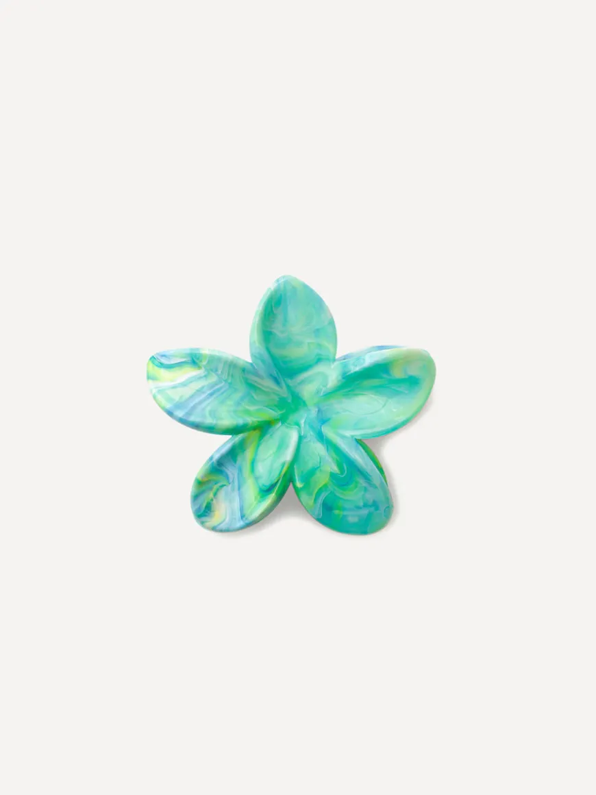 Pastel Petal Green Haarklammer