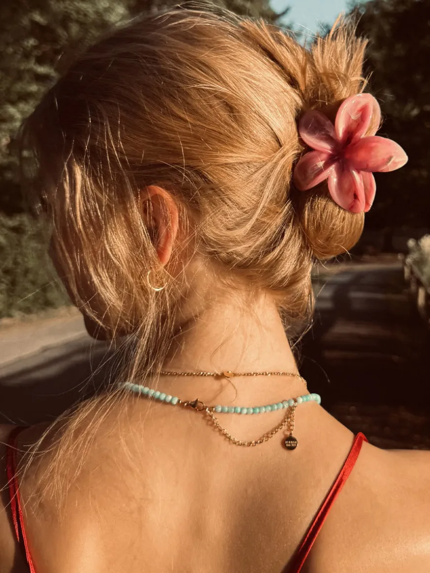 Pastel Petal Pink Haarklammer