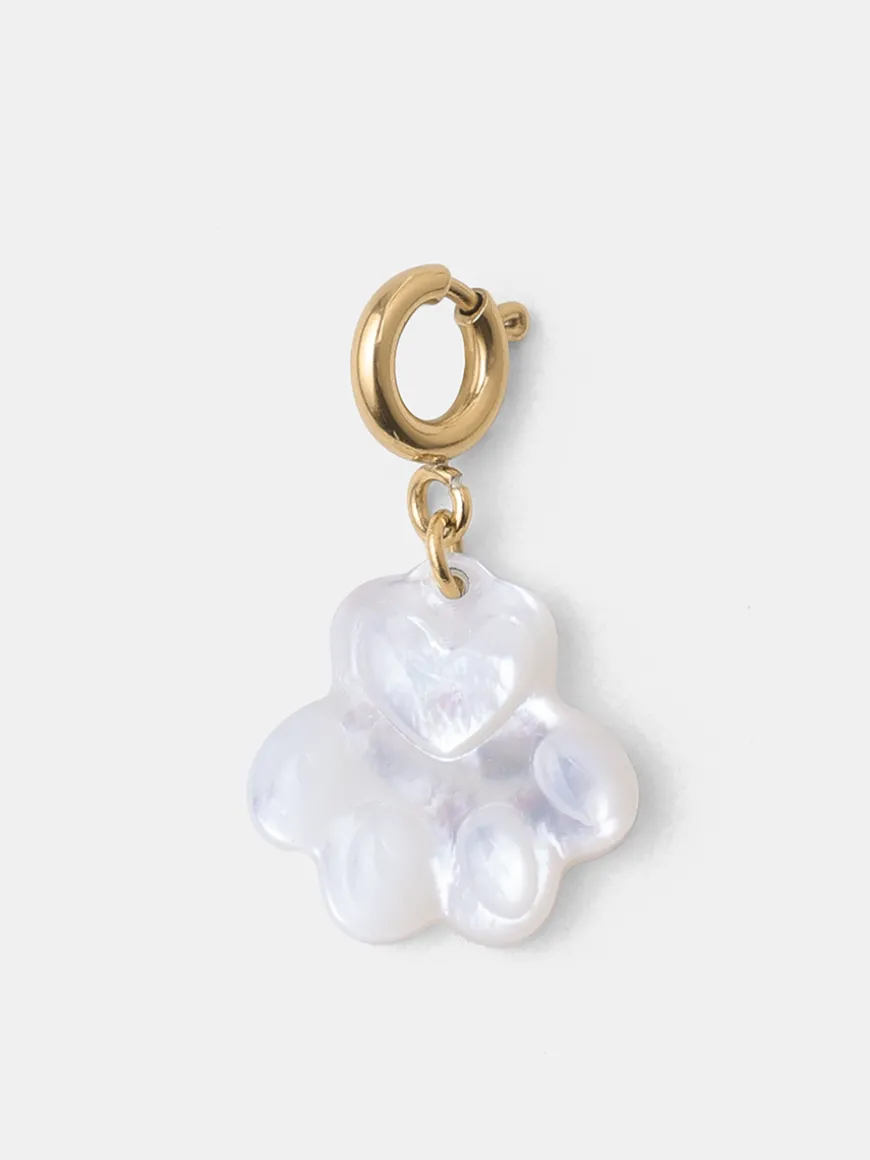 Pawprint Heart Ketten-Charm