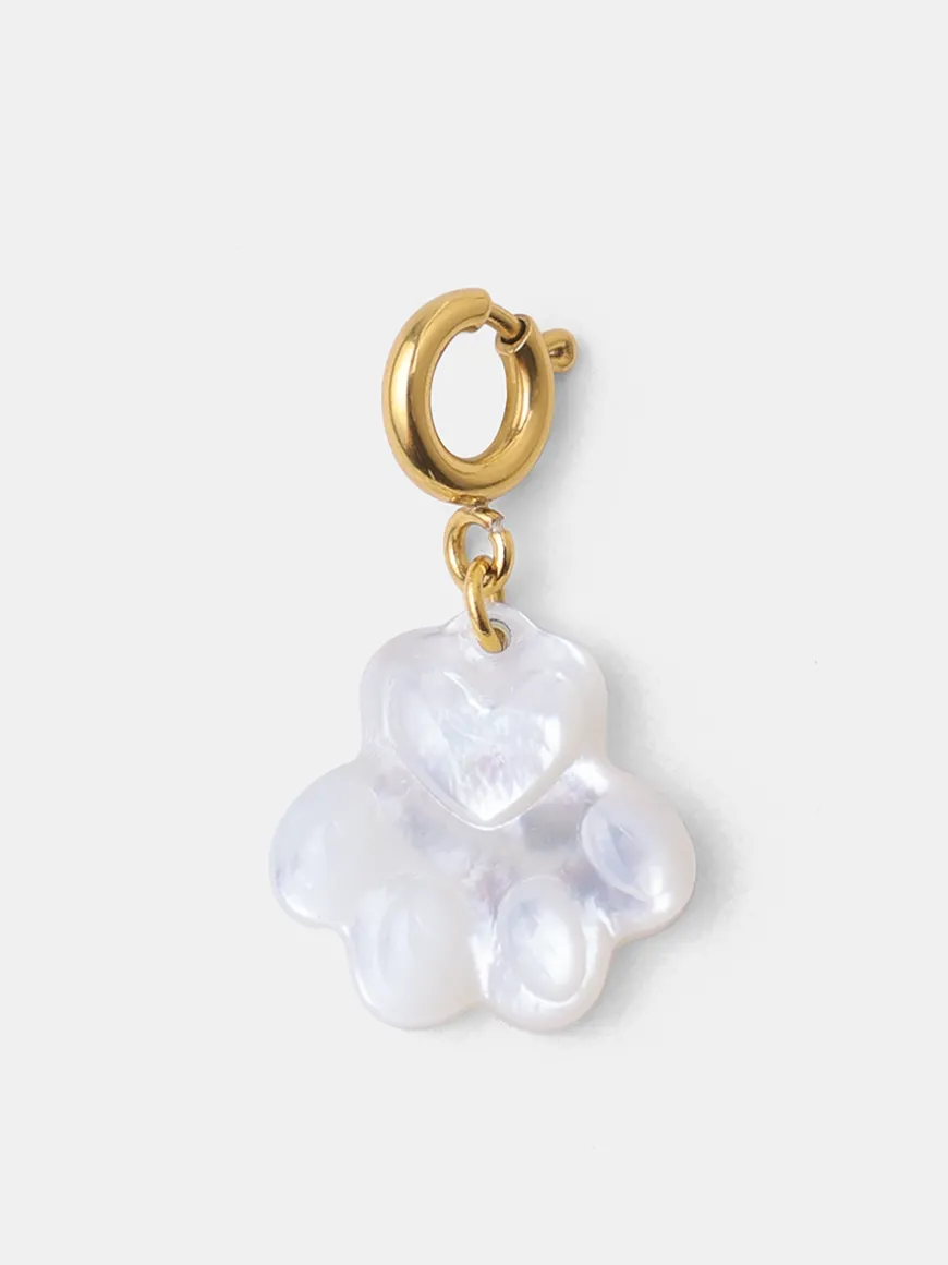 Pawprint Heart Ketten-Charm