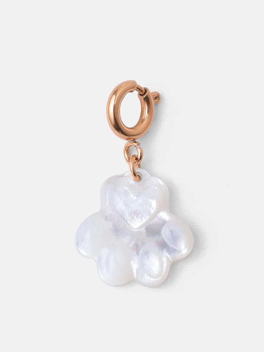 Pawprint Heart Ketten-Charm