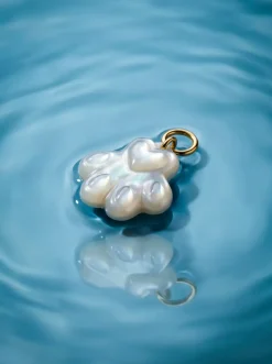 Pawprint Heart Ohrring-Charm