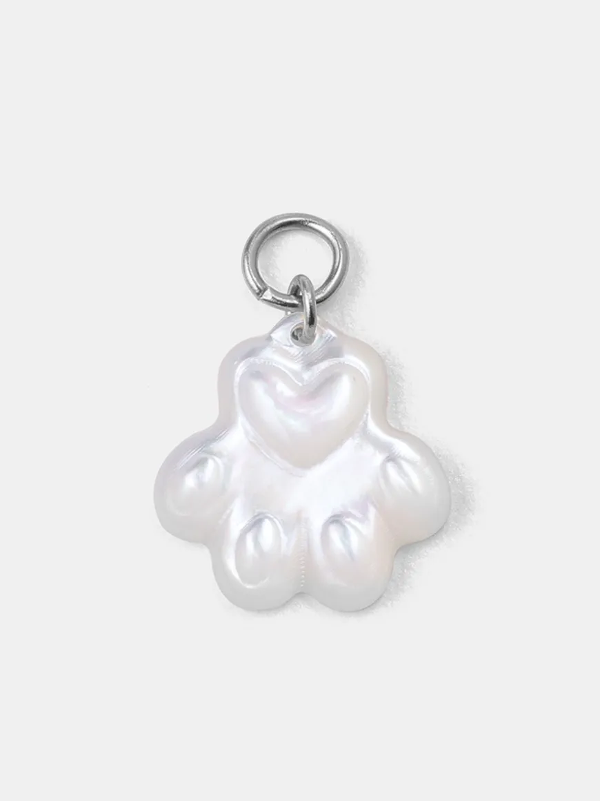 Pawprint Heart Ohrring-Charm