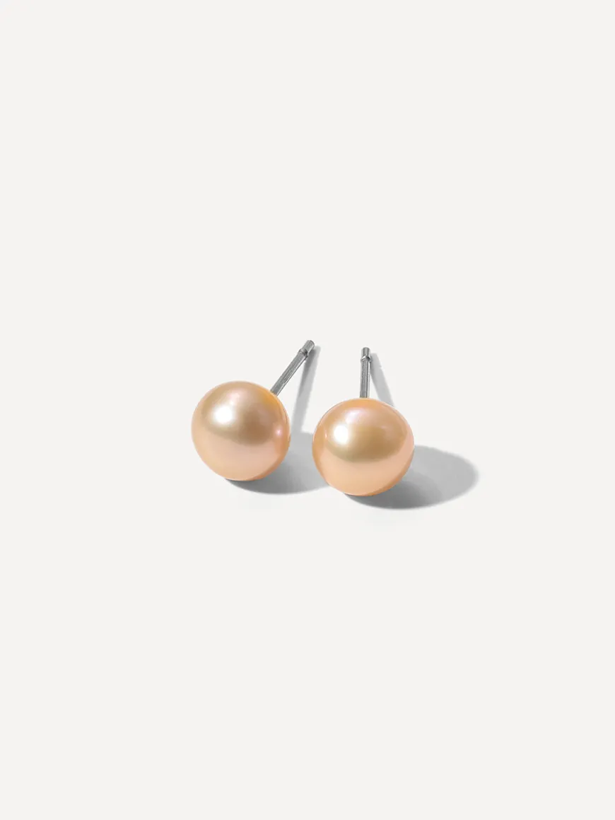 Pearl Beauty Orange Ohrringe