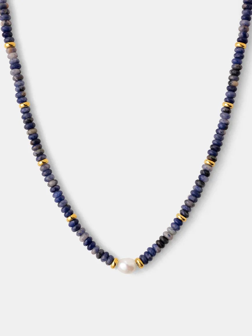 Pearl Dawn Dark Blue Kette