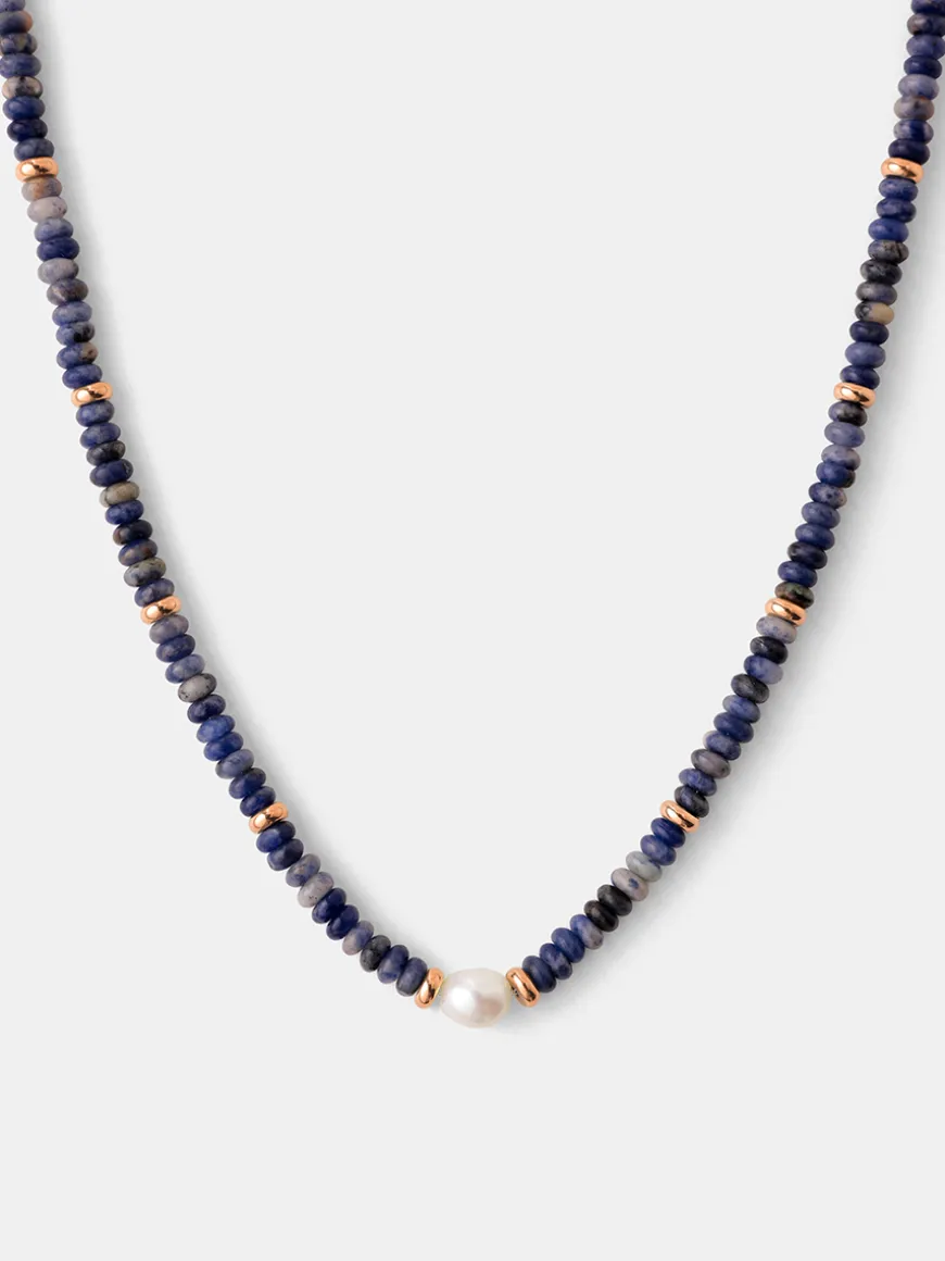 Pearl Dawn Dark Blue Kette