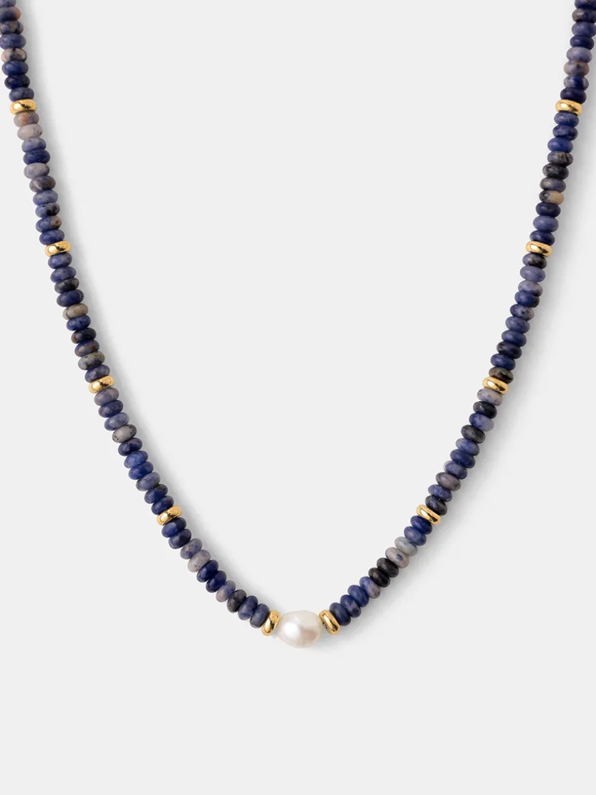 Pearl Dawn Dark Blue Kette