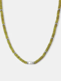 Pearl Dawn Dark Green Kette